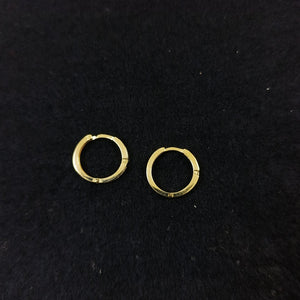 ARETES ARRACADAS C CIRCONIAS 14K 2.4 GR (NUEVO)