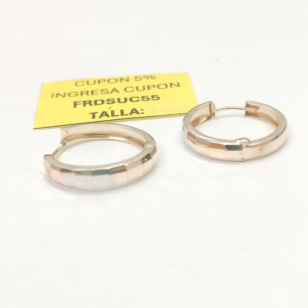 ARRACADAS PAR ORO 14 K 1,60 GRMS (SEMINUEVO)