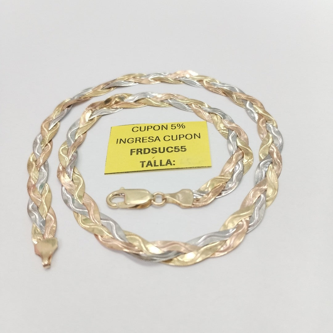 GARGANTILLA ORO, ORO COMBINADO 14 K 12.1 GRMS (SEMINUEVO)