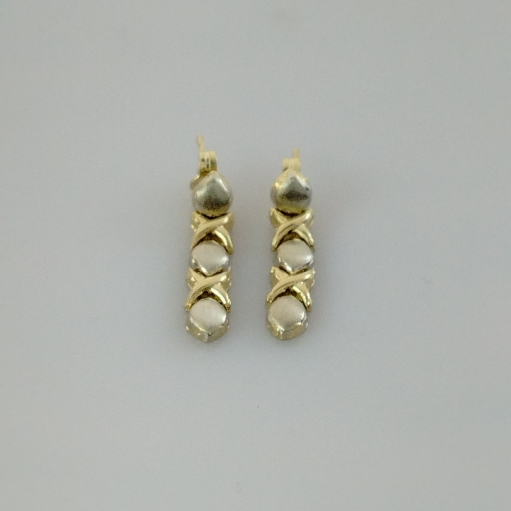 BROQUELES PAR ORO 14 K 2,20 GRMS (SEMINUEVO)