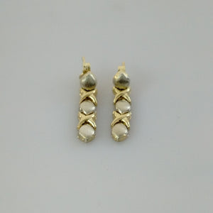 BROQUELES PAR ORO 14 K 2,20 GRMS (SEMINUEVO)