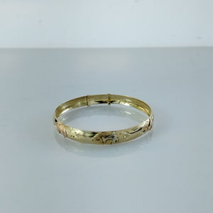 PULSERA RIGIDA ORO 10 K 6,80 GRMS (SEMINUEVO)