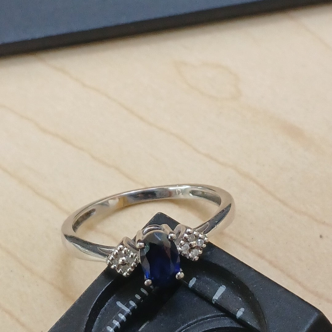 ANILLITO ORO, ORO BLANCO 14 K 1.7 GRMS (SEMINUEVO)