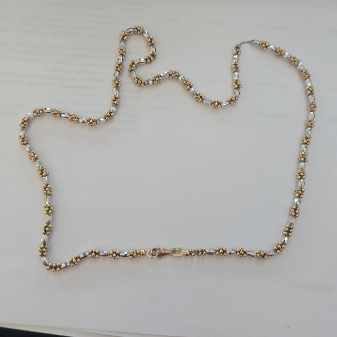 CADENA ORO COMBINADO 14 K 17.2 GRMS (SEMINUEVO)
