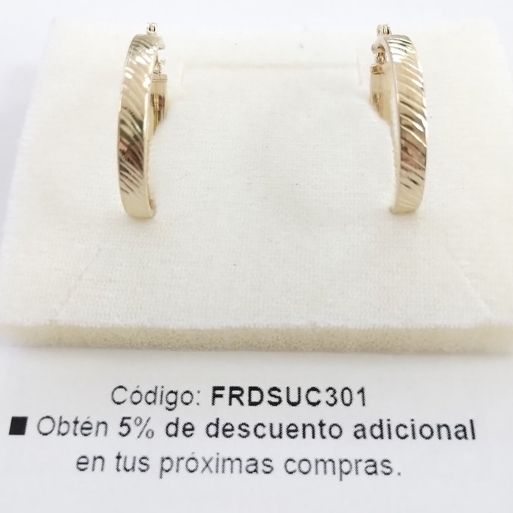 ARETES ARRACADA ASTRIADA 10K 2.3 GR (NUEVO)