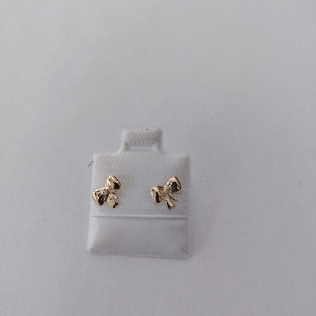 BROQUELES BROQUEL FIG MOÑO C CIRCONIA 14K 0.2441 GR (NUEVO)
