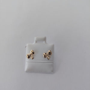 BROQUELES BROQUEL FIG MOÑO C CIRCONIA 14K 0.2441 GR (NUEVO)
