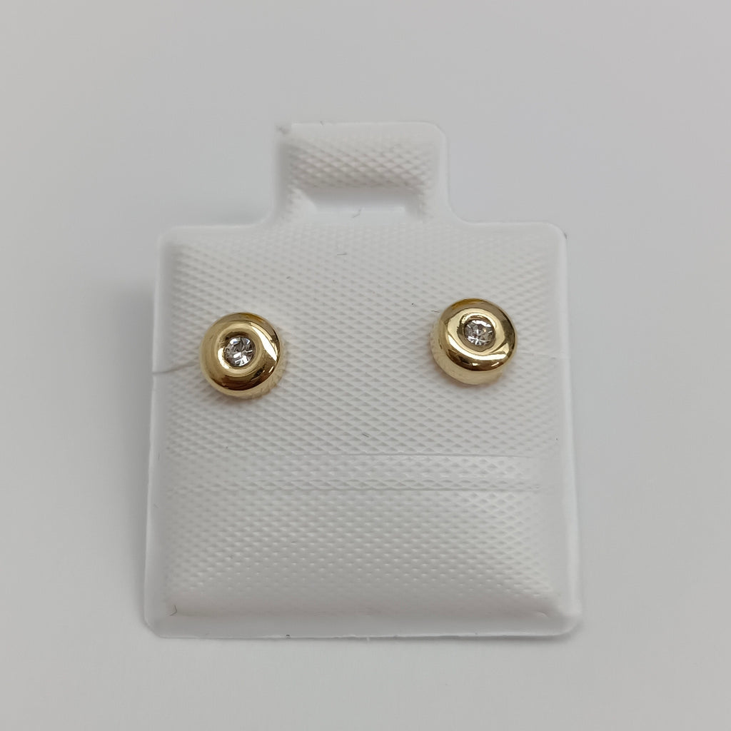 BROQUELES BROQUEL C CIRCONIA 14K 0.27 GR (NUEVO)