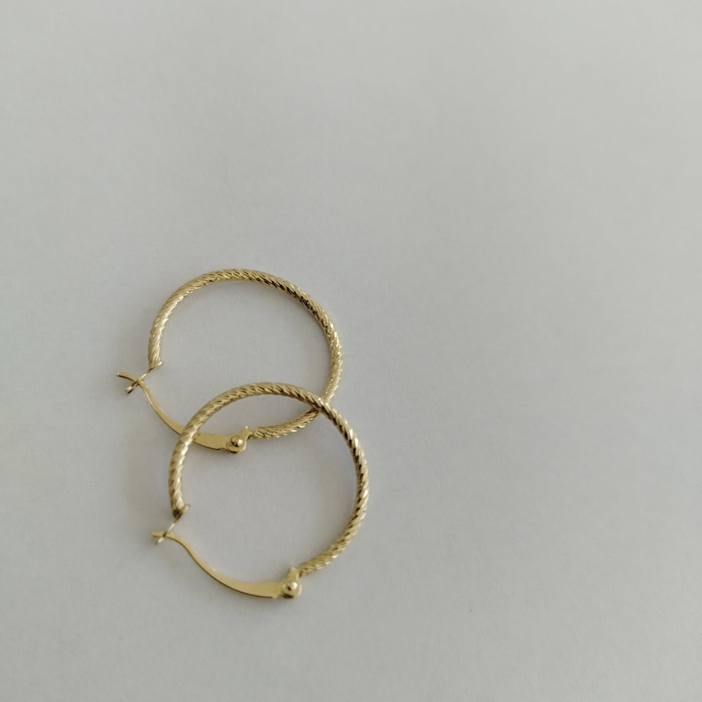 ARETES ARRACADAS 14K 1.2 GR (NUEVO)