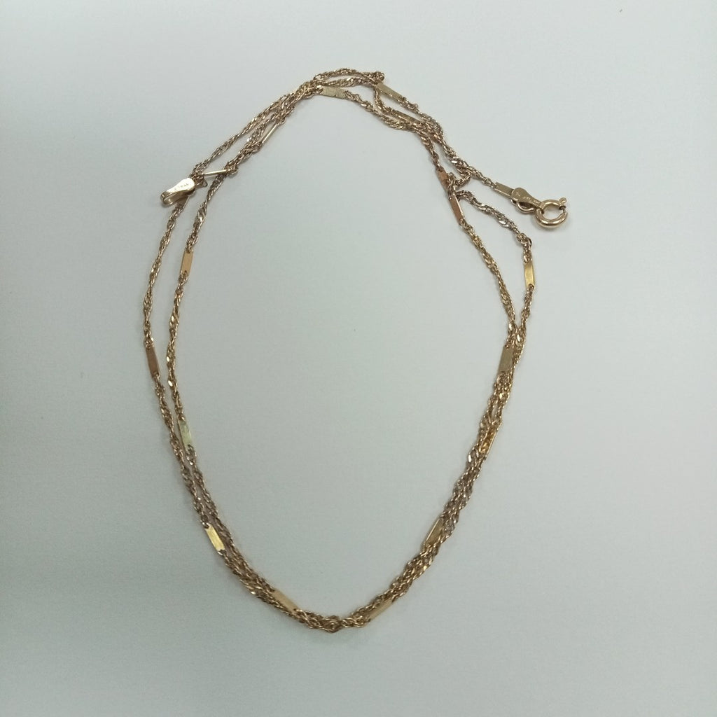CADENA ORO 14 K 2.6 GRMS (SEMINUEVO)