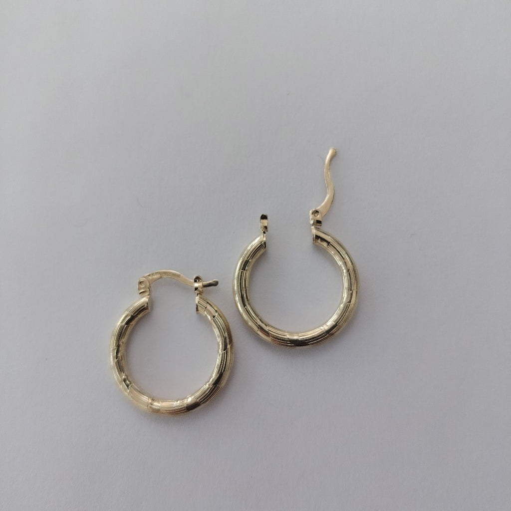 ARETES ARRACADAS 14K 2.7 GR (NUEVO)