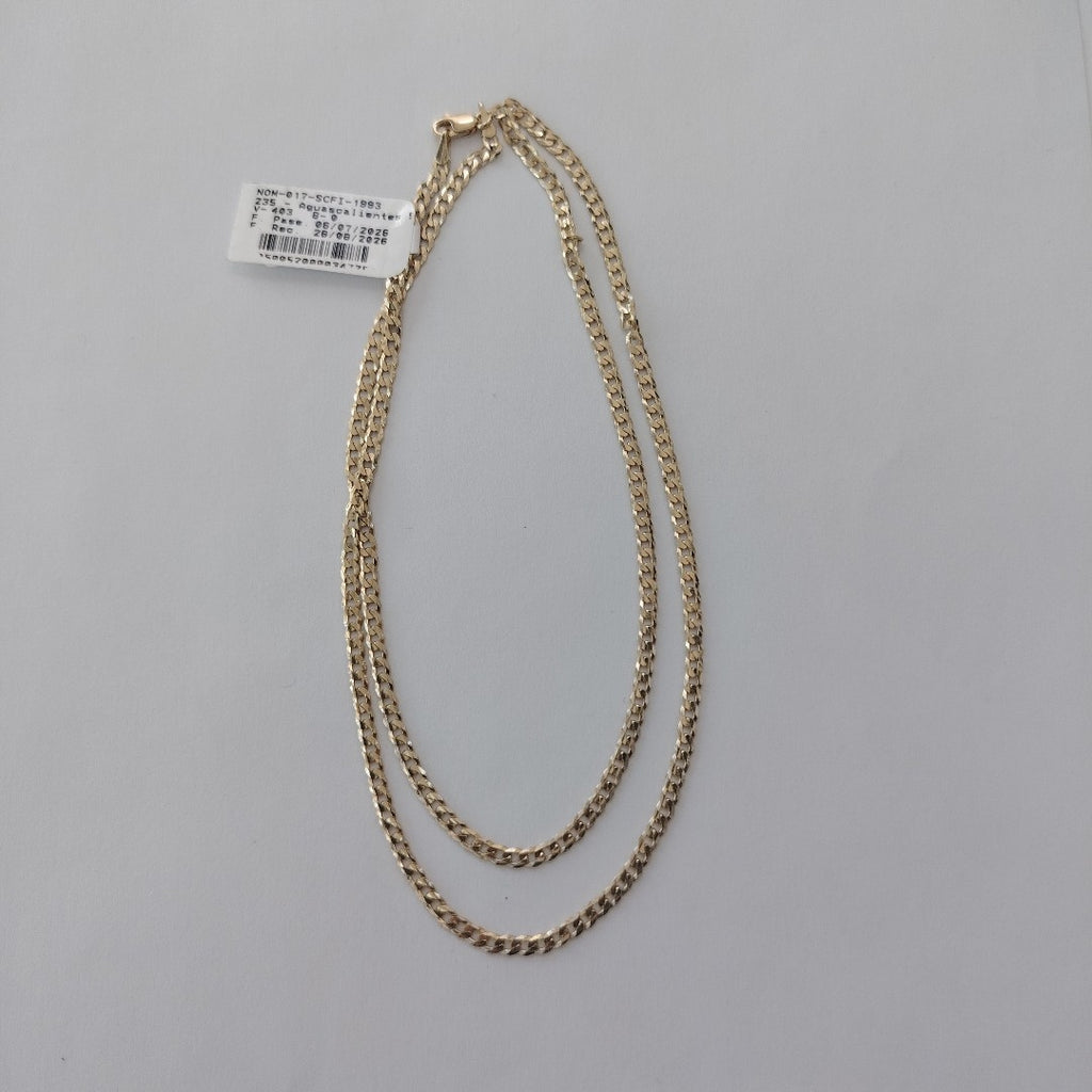 CADENA BARBADA 14K 60 CM 10 GR (NUEVO)