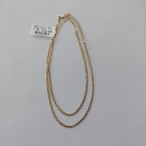 CADENA BARBADA 14K 60 CM 10 GR (NUEVO)
