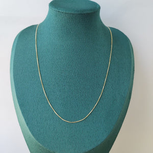 CADENA VENECIANO 14K 55 CM 1.7 GR (NUEVO)