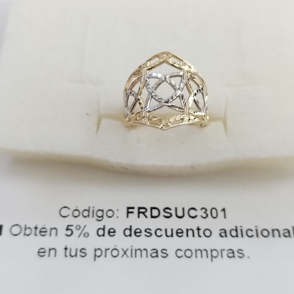 ANILLOS CON ESTRELLA CELTA 14K TALLA 6.5 2.2 GR (NUEVO)