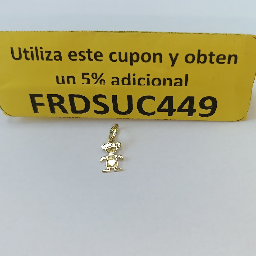 DIJE NIÑA 10K 0.3 GR (NUEVO)