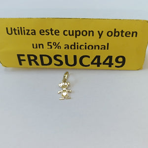 DIJE NIÑA 10K 0.3 GR (NUEVO)