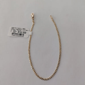 PULSERA BARBADA 14K 21 CM 2.3 GR (NUEVO)