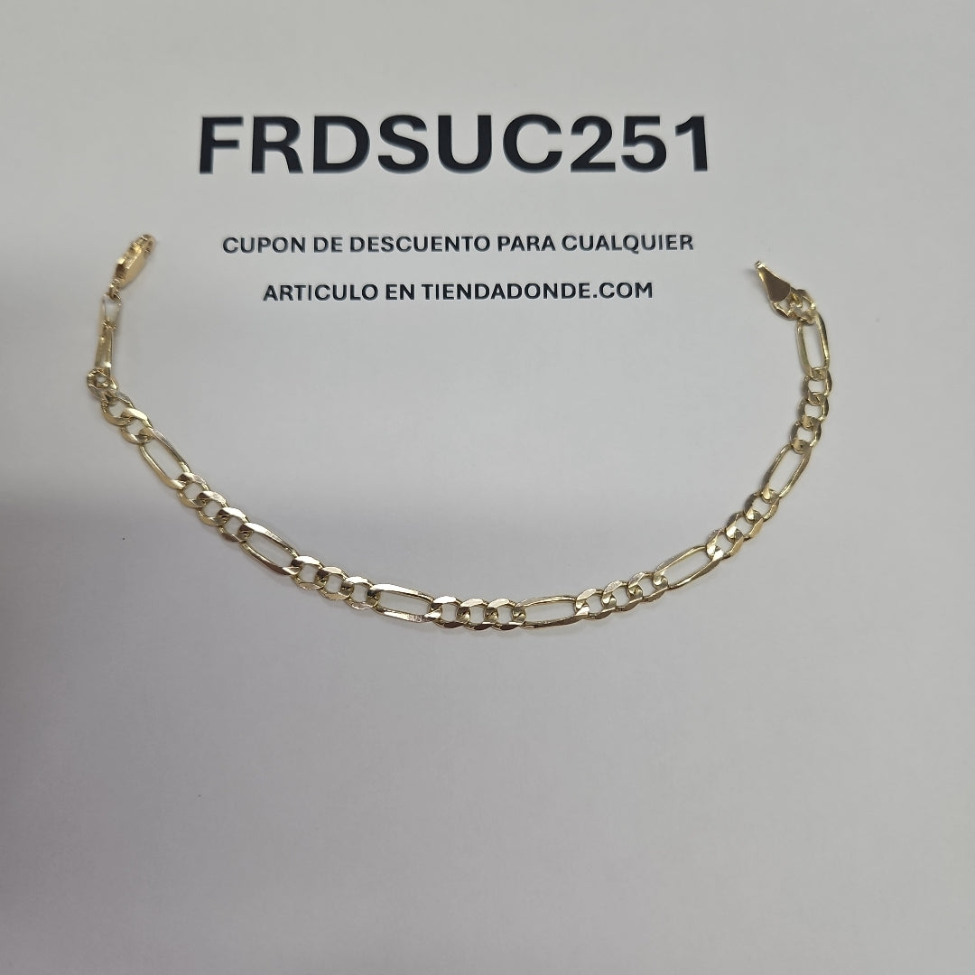 PULSERA 3X1 14K 21 CM 6.6 GR (NUEVO)