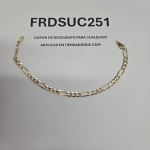 PULSERA 3X1 14K 21 CM 6.6 GR (NUEVO)