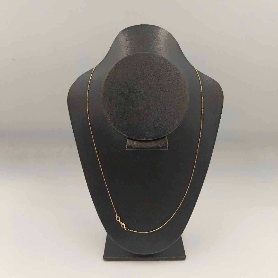 CADENA VENECIANO 14K 50 CM 1.6 GR (NUEVO)