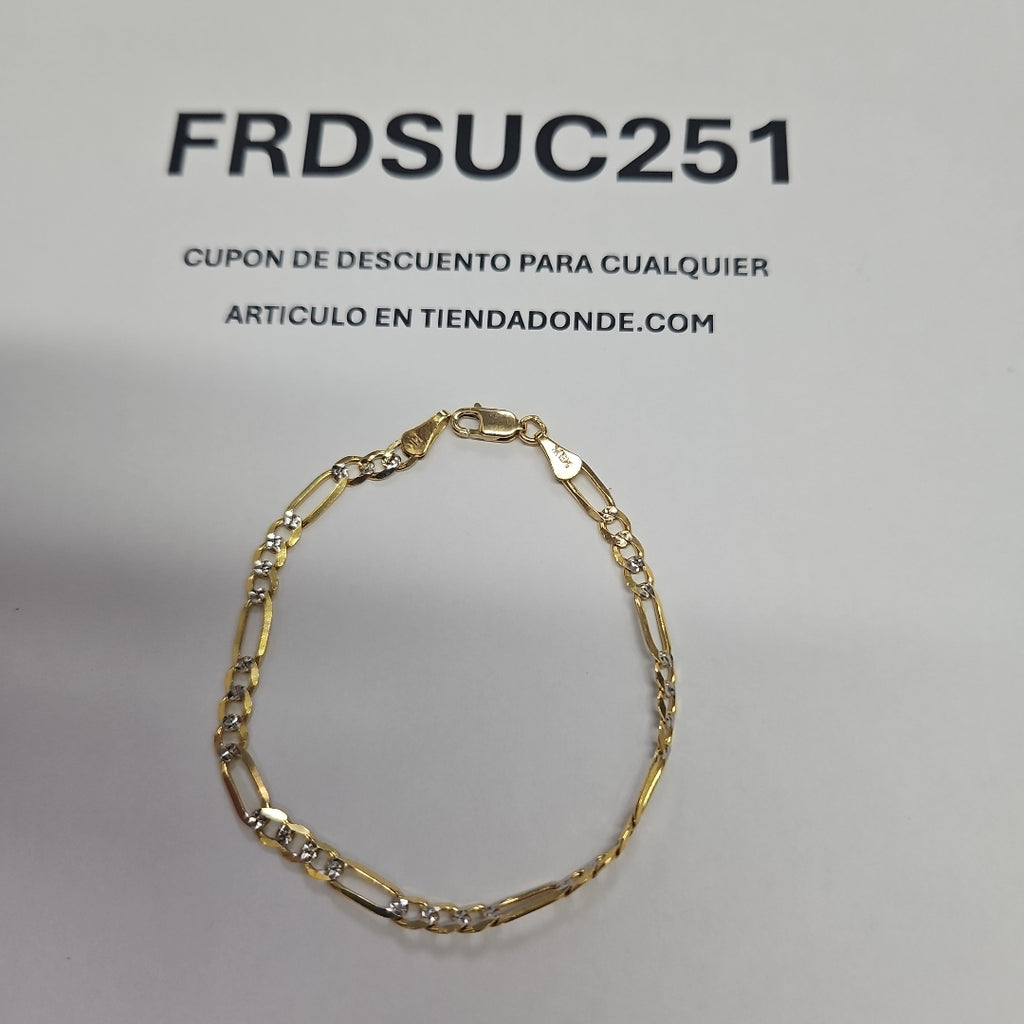 PULSERA 3X1 14K 18 CM 3.9 GR (NUEVO)