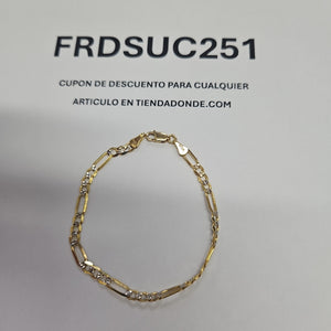 PULSERA 3X1 14K 18 CM 3.9 GR (NUEVO)