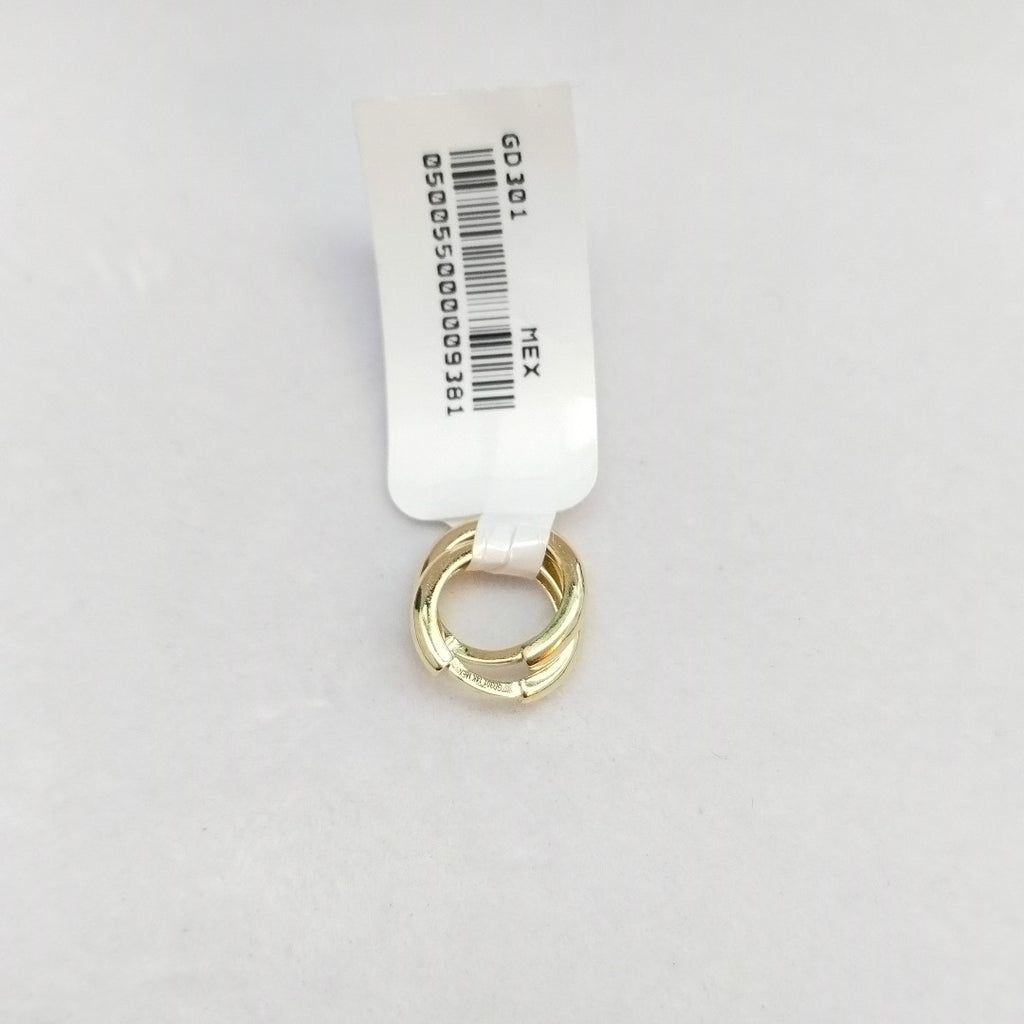 ARETES HUGGIES LISAS 14K 1.3 GR (NUEVO)