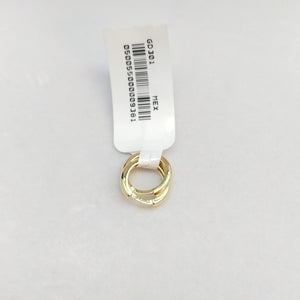 ARETES HUGGIES LISAS 14K 1.3 GR (NUEVO)