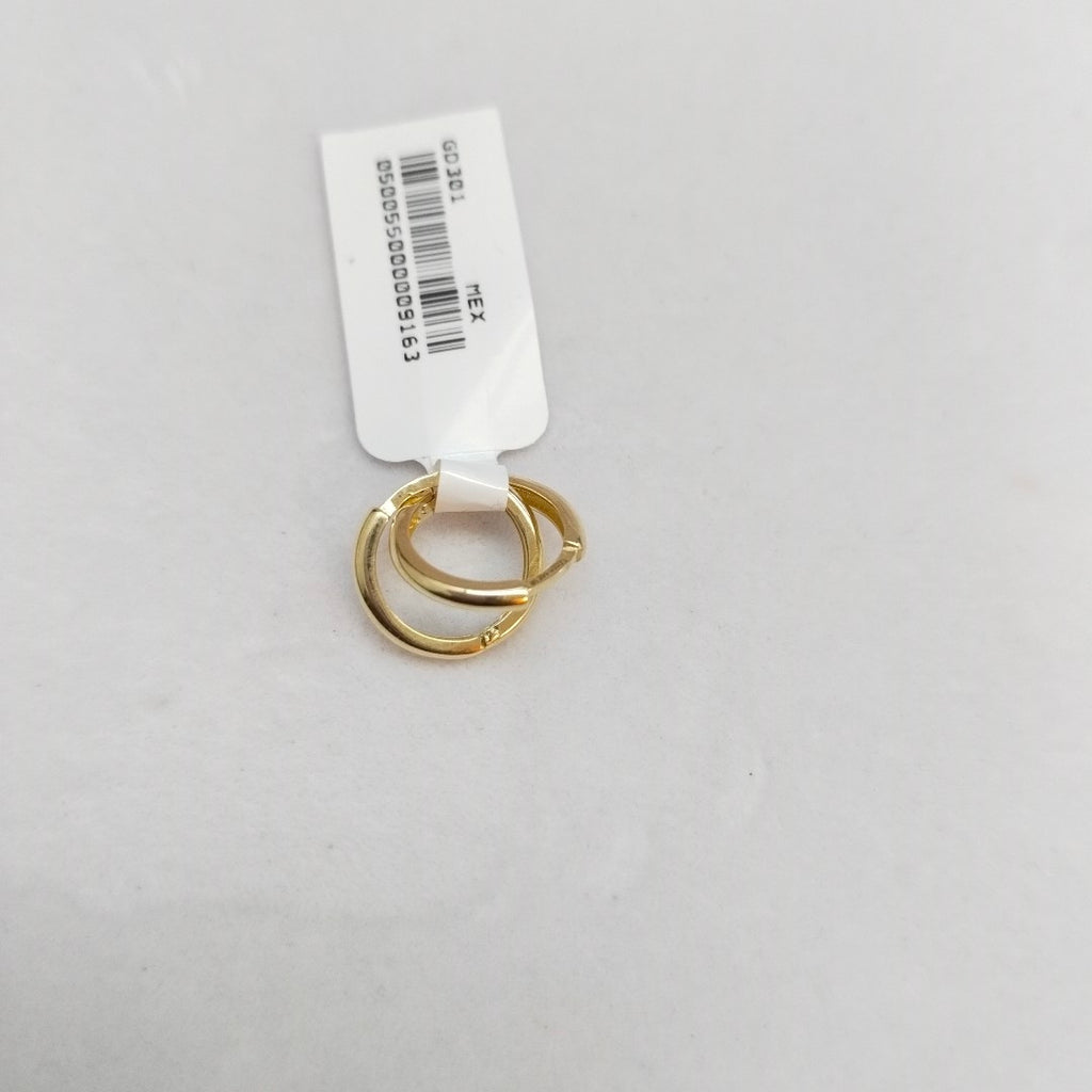 ARETES HUGGIES LISAS 14K 1.5 GR (NUEVO)