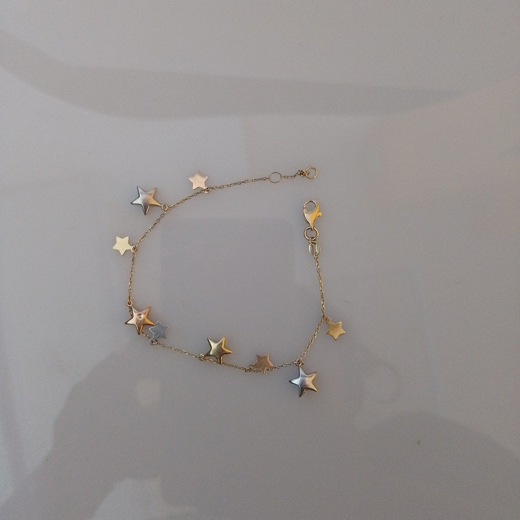 PULSERA ORO,ORO COMBINADO 14 K 2,10 GRMS (SEMINUEVO)