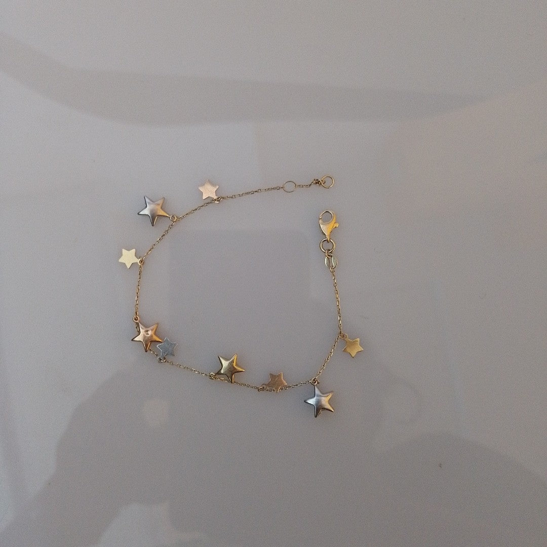 PULSERA ORO,ORO COMBINADO 14 K 2,10 GRMS (SEMINUEVO)