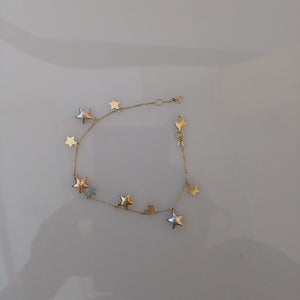 PULSERA ORO,ORO COMBINADO 14 K 2,10 GRMS (SEMINUEVO)