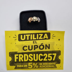 ANILLOS ANILLITO FIG FLORES 10K TALLA 8 1.2 GR (NUEVO)
