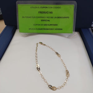 PULSERA ESPECIAL 14K 21 CM 1.9 GR (NUEVO)
