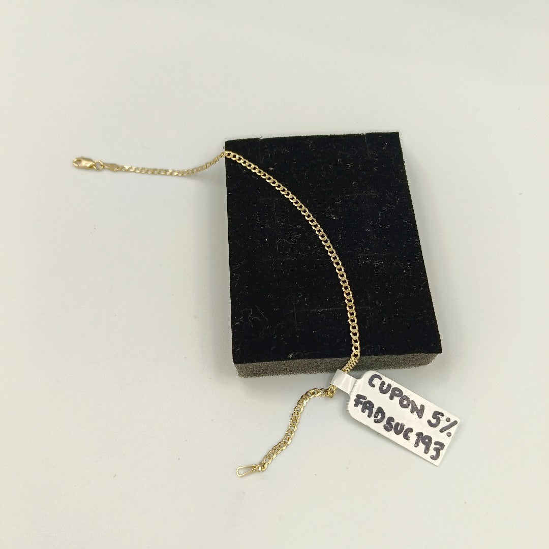 PULSERA BARBADA 14K 21 CM 2.3 GR (NUEVO)