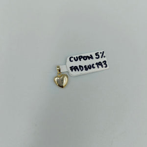 DIJE CORAZON 10K 0.7 GR (NUEVO)
