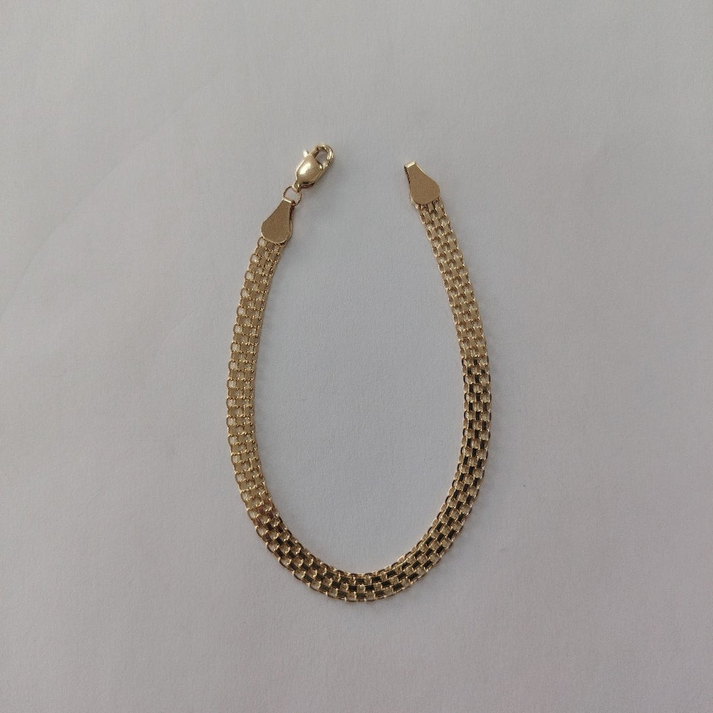 PULSERA ESPECIAL 14K 18 CM 4.4 GR (NUEVO)
