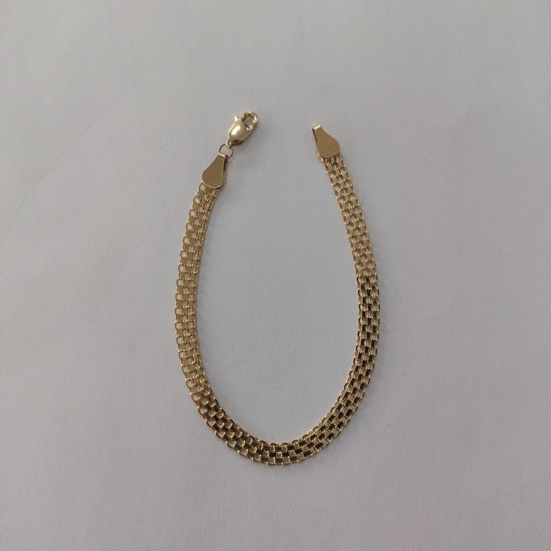 PULSERA ESPECIAL 14K 18 CM 4.4 GR (NUEVO)