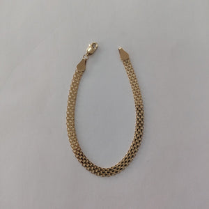 PULSERA ESPECIAL 14K 18 CM 4.4 GR (NUEVO)