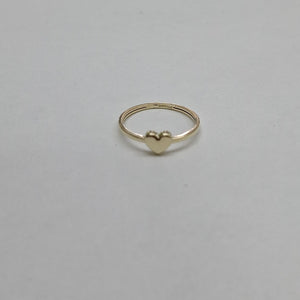 ANILLOS ANILLITO FIG CORAZON 10K TALLA 7 1.1 GR (NUEVO)