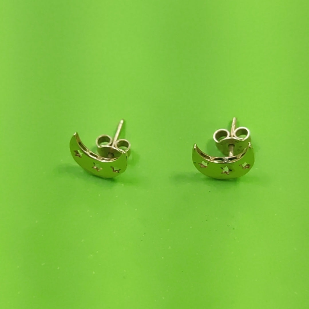 BROQUELES PAR ORO 14 K 1.2 GRMS (SEMINUEVO)