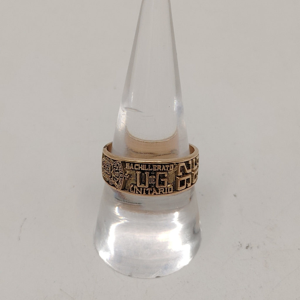 ANILLO CONMEMORATIVO ORO 10 K 5,60 GRMS (SEMINUEVO)