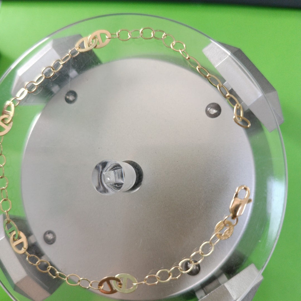 PULSERA ESPECIAL 14K 21 CM 1.9 GR (NUEVO)