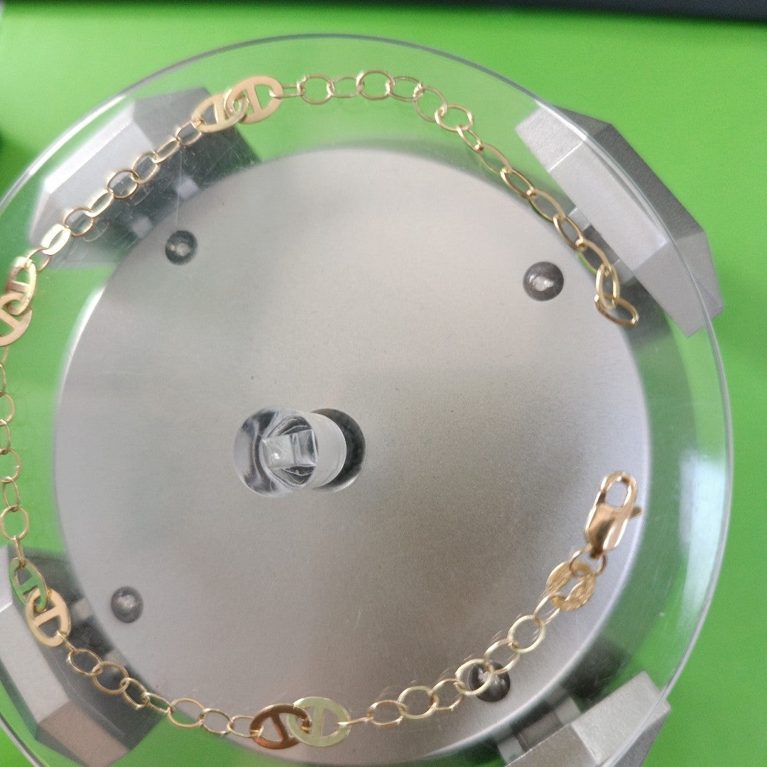PULSERA ESPECIAL 14K 21 CM 1.9 GR (NUEVO)