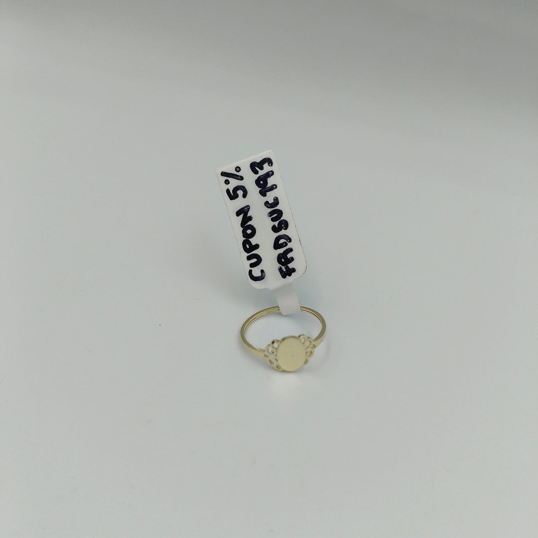 ANILLOS ANILLITO 10K TALLA 8 0.9 GR (NUEVO)