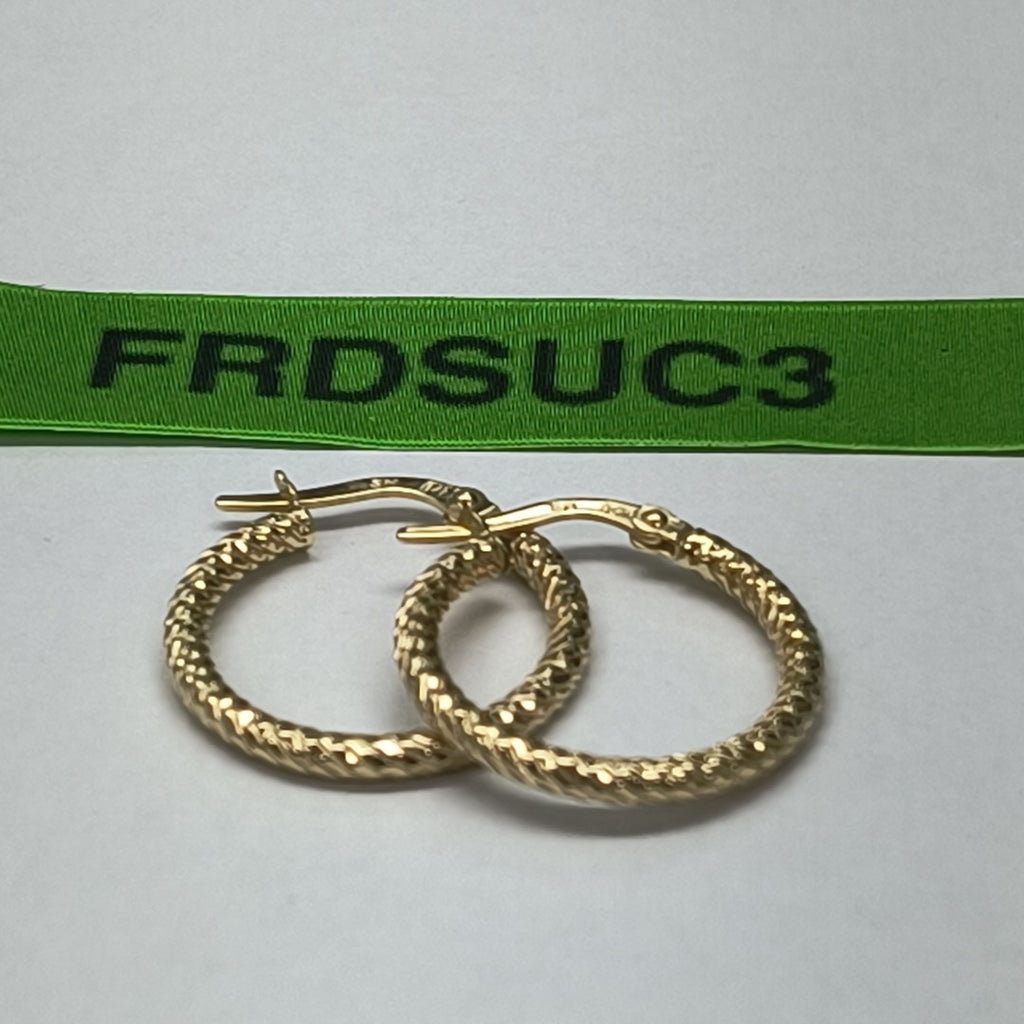 ARRACADAS PAR ORO 14 K 0.9 GRMS (SEMINUEVO)