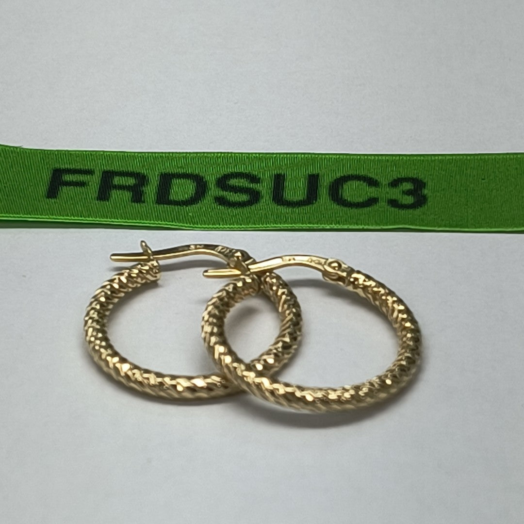 ARRACADAS PAR ORO 14 K 0.9 GRMS (SEMINUEVO)