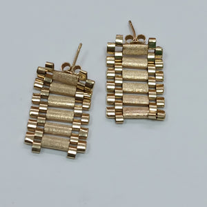 BROQUELES PAR ORO 14 K 4.8 GRMS (SEMINUEVO)