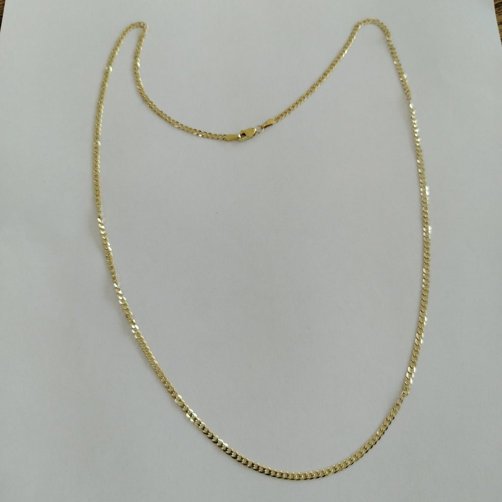 CADENA BARBADA 14K 55 CM 5.9 GR (NUEVO)